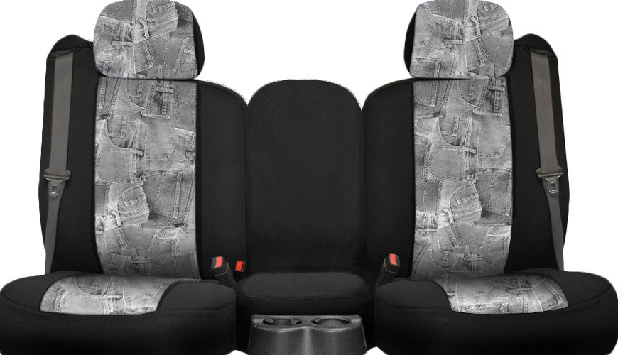 Digital Snow Camo Seat Covers Velcromag