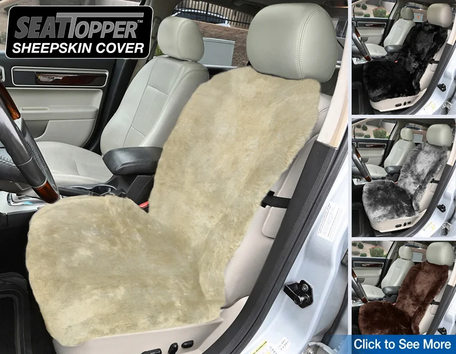 Seat Topper™ Sheepskin Covers