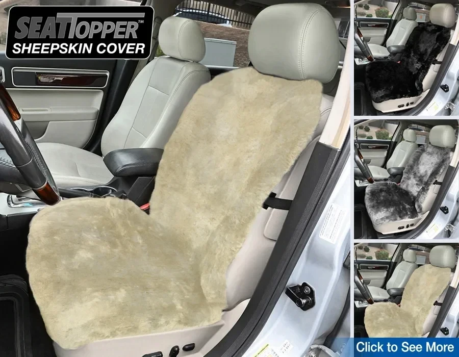 Seat Topper™ Sheepskin Covers