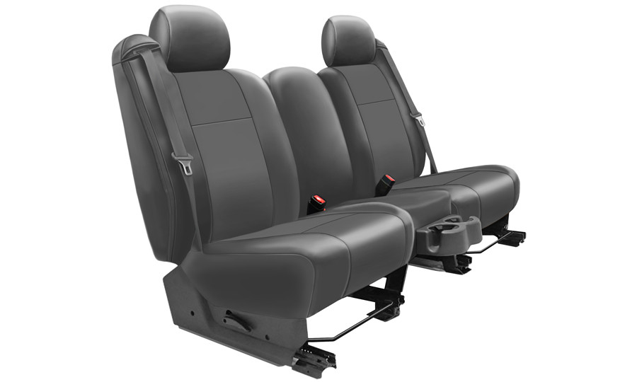 K245 Leatherette Charcoal Solid