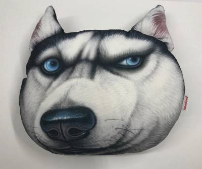 Dash Designs - Headeez™ Travel Pillow Husky "Dusty"