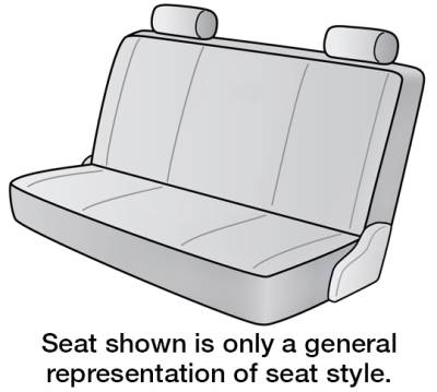 Dash Designs - 2014 GMC SAVANA 2500 SEAT COVER REAR/MIDDLE