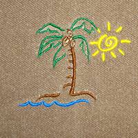 Palm Tree and Sun (LG301)