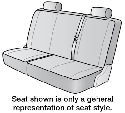 Dash Designs - FITS: 2004 FORD F-150  REAR/MIDDLE SEAT DESIGNS SEAT COVERS 2ND ROW BENCH