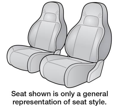 Dash Designs - FITS: 2001 MERCURY COUGAR SEAT DESIGNS SEAT COVERS 1ST ROW BUCKETS