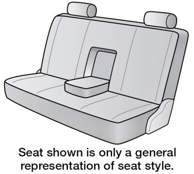 Dash Designs - FITS: 2001 FORD F-550 SUPER DUTY  REAR/MIDDLE SEAT DESIGNS SEAT COVERS 2ND ROW BENCH