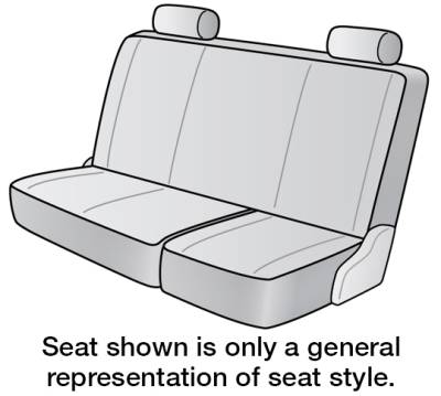 FITS: 2001 FORD F-550 SUPER DUTY  REAR/MIDDLE SEAT DESIGNS SEAT COVERS 2ND ROW BENCH