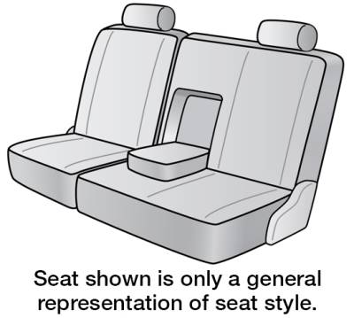 Dash Designs - FITS: 2001 GMC SIERRA 2500 HD  REAR/MIDDLE SEAT DESIGNS SEAT COVERS 2ND ROW BENCH