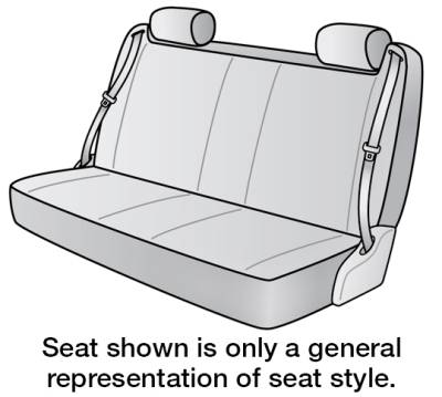 Dash Designs - FITS: 2010 FORD E-450 SUPER DUTY SEAT DESIGNS SEAT COVERS 3RD ROW