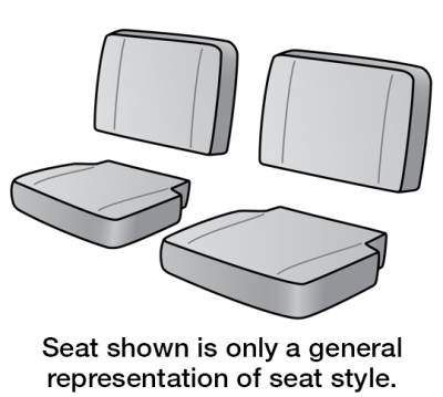 Dash Designs - FITS: 2017 CHEVROLET COLORADO SEAT DESIGNS SEAT COVERS 2ND ROW BENCH