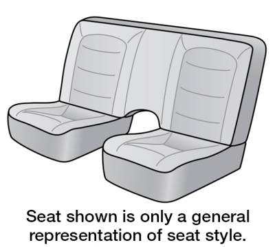 Dash Designs - 1996 CHEVROLET CAMARO SEAT DECOR SEAT DECOR SEAT COVERSS 2ND ROW BENCH