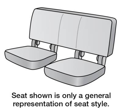 Dash Designs - 1994 TOYOTA PICKUP SEAT DECOR SEAT DECOR SEAT COVERSS 2ND ROW BENCH
