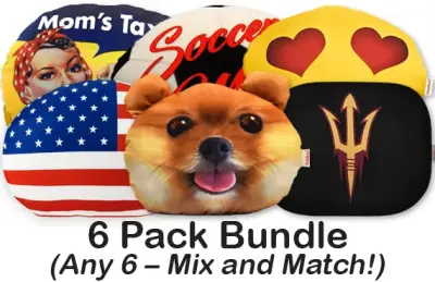 Dash Designs - Dash Designs Travel Pillow 6 Pack Bundle