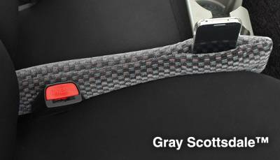 Dashcessories - Seat Gapper™ Seat-To-Console Wedge  - Seat Gapper Twin Pack Gray Scottsdale