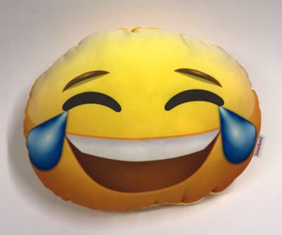 Dash Designs - Headeez™ Headrest Pillow Happy Tears Emoji