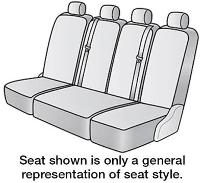 Seat Designs - Custom Seat Covers - 3rd Row - Dash Designs - 2022 FORD TRANSIT-350 HD SEAT COVER