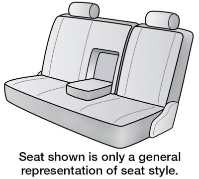 Seat Designs - Custom Seat Covers - 2nd Row - Dash Designs - 2022 TOYOTA VENZA SEAT COVER REAR/MIDDLE