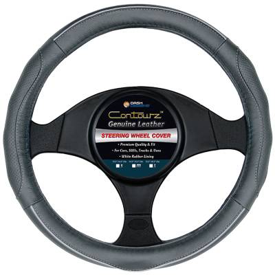 Dash Designs - Contourz™ Pro Grip Leather Steering Wheel Cover - Image 2