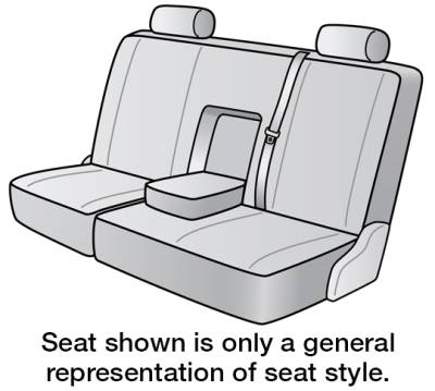 Seat Designs - Custom Seat Covers - 2nd Row - Dash Designs - 2024 GMC SIERRA 3500 HD SEAT COVER