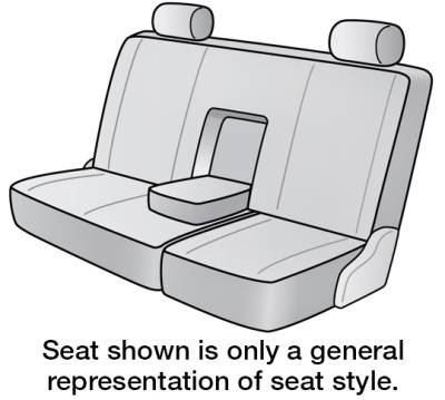 FITS: 2004 TOYOTA TUNDRA  REAR/MIDDLE SEAT DESIGNS SEAT COVERS 2ND ROW BENCH