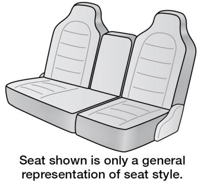 1998 FORD F-350 SEAT DECOR 1ST ROW BENCH