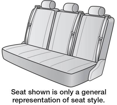 2023 FORD TRANSIT-150 SEAT DECOR SEAT COVERS 3RD ROW