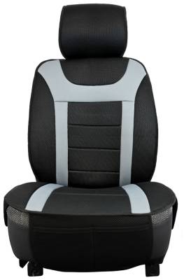 Seat Topper Comfort Cushion Black / Gray (1 Seat Cover)